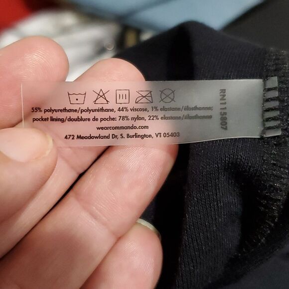 Commando Faux Leather Joggers in Black Size M - Picture 14 of 14